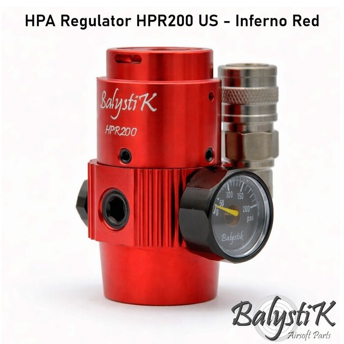 Balystik HPA Regulator HPR200 US - Inferno Red