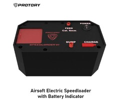 Protory Airsoft Electric Speedloader with Battery Indicator