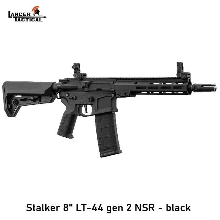Lancer Tactical Stalker 8" LT-44 gen 2 NSR - black