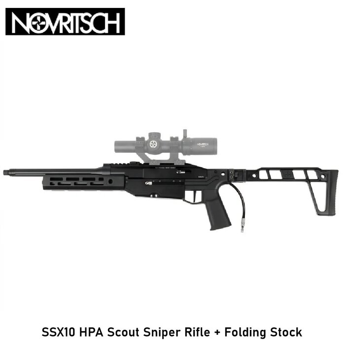 NOVRITSCH SSX10 HPA Scout Sniper Rifle + Folding Stock