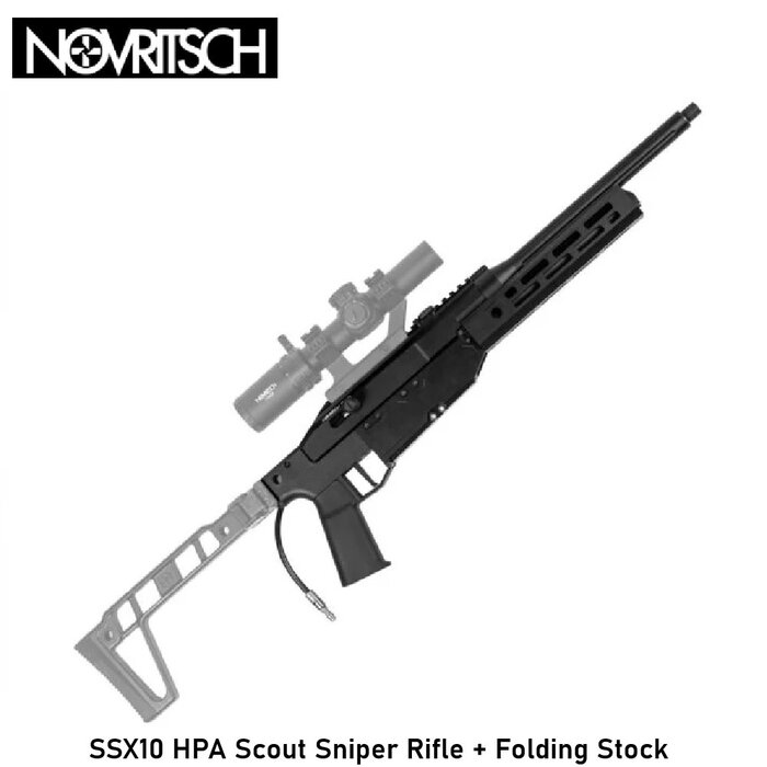 NOVRITSCH SSX10 HPA Scout Sniper Rifle + Folding Stock