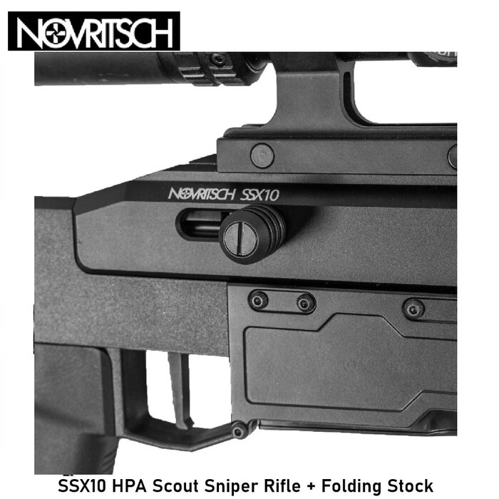 NOVRITSCH SSX10 HPA Scout Sniper Rifle + Folding Stock