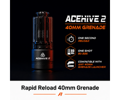 ACETECH Rapid Reload 40mm Grenade Black
