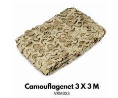 Various Camouflage Net 3 X 3 M with rope VRM3X3 Desert