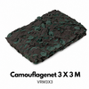 Various Camouflage Net 3 X 3 M with rope VRM3X3 Woodland