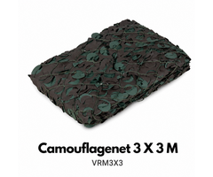 Various Camouflage Net 3 X 3 M with rope VRM3X3 Woodland