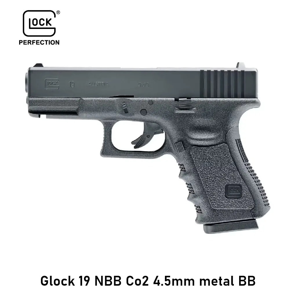 Glock Glock 19 Blowback Co2 4.5mm metal BB