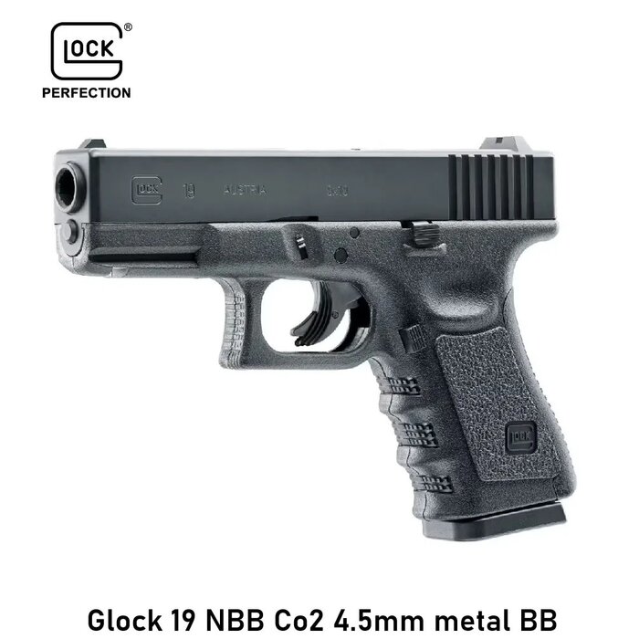 Glock Glock 19 Blowback Co2 4.5mm metal BB