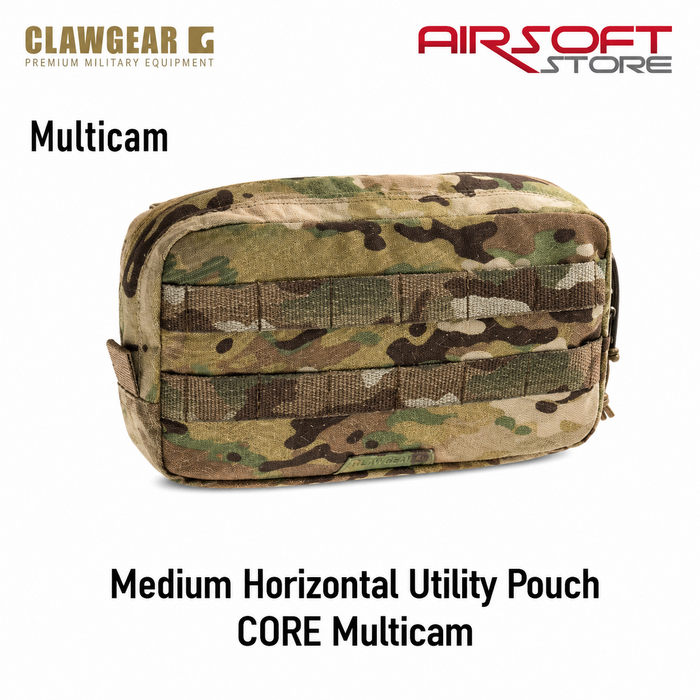 CLAWGEAR Medium Horizontal Utility Pouch CORE Multicam