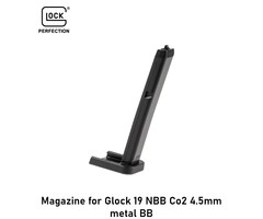 Glock Magazine for Glock 19 NBB Co2 4.5mm metal BB