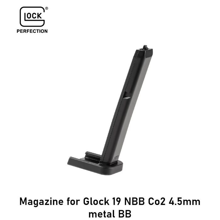 Glock Magazine for Glock 19 NBB Co2 4.5mm metal BB