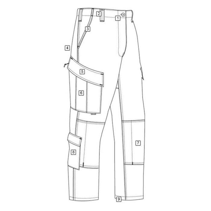 TRU-SPEC Tru-Spec Pants, A-TACS AU NYCO R/S