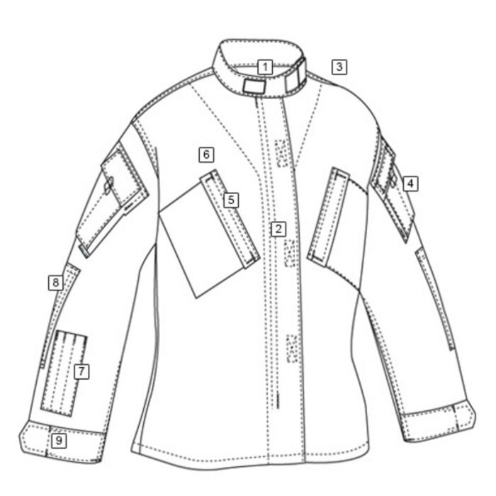 TRU-SPEC Tru-Spec Shirt/Jacket, A-TACS AU NYCO R/S