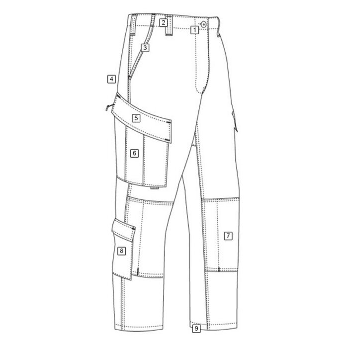 TRU-SPEC Tru-Spec Pants, MULTICAM ARID NYCO R/S,