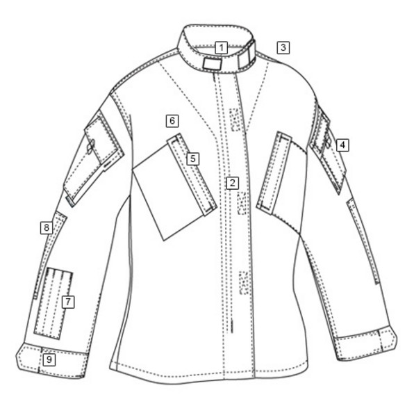 TRU-SPEC MATRIX SHIRT, TACT RESP A-TACS FLG NYCO R/S,