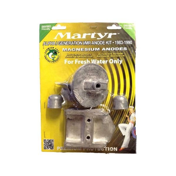 Martyr Anodes Mercruiser Anode Kit, Alpha Gen 1, Magnesium