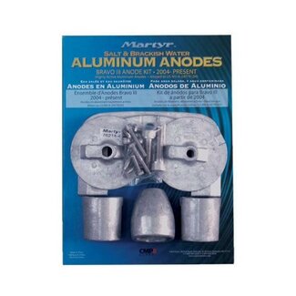 Martyr Anodes Mercruiser Anode Kit, Bravo 3, Aluminium