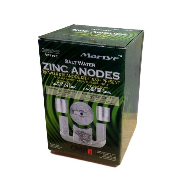 Martyr Anodes Mercruiser Anode Kit, Bravo 2-3, Zink