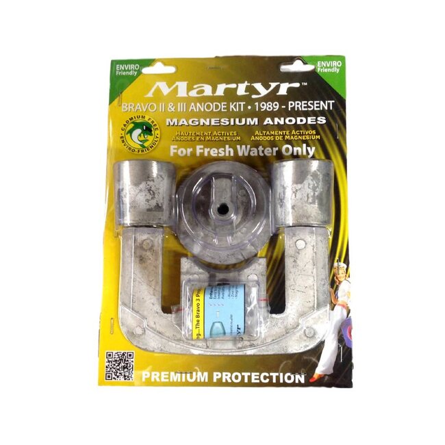 Martyr Anodes Mercruiser Anode Kit, Bravo 2-3, Magnesium