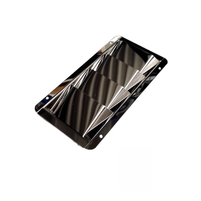 Ventilatierooster RVS, large  4 slots