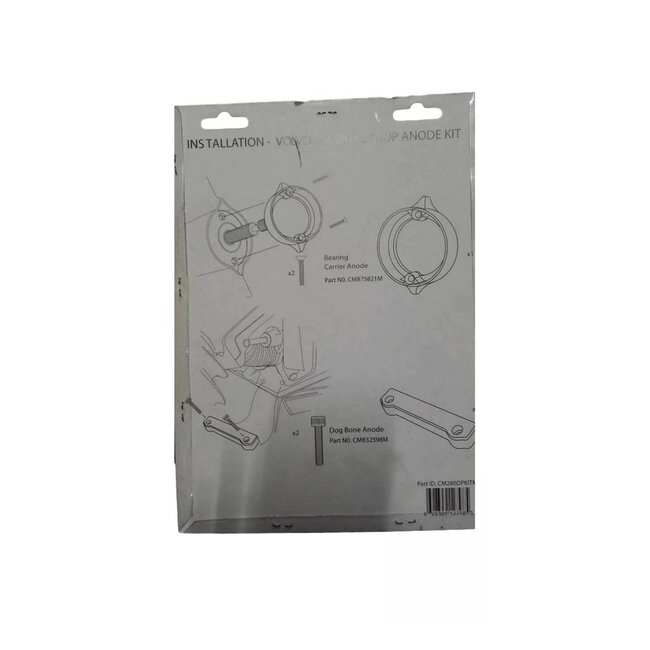 Martyr Anodes Volvo Penta Anode Kit 280-DP, Zink