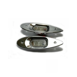 Easterner LED Zijlichten RVS, schroefmontage , Paar