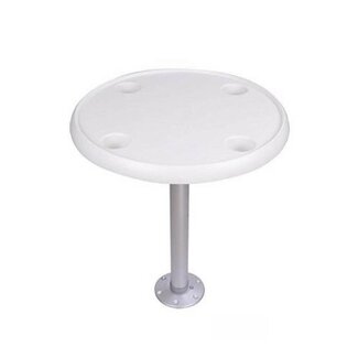 Rond Boottafelblad Ø 60 cm | UV- en Weerbestendig | 4 Bekerhouders
