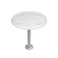 Rond Boottafelblad Ø 60 cm | UV- en Weerbestendig | 4 Bekerhouders