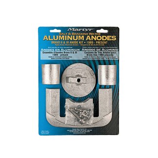 Martyr Anodes Mercruiser Anode Kit, Bravo 2-3, Aluminium Martyr Anodes Mercruiser Anode Kit, Bravo 2-3, Aluminium