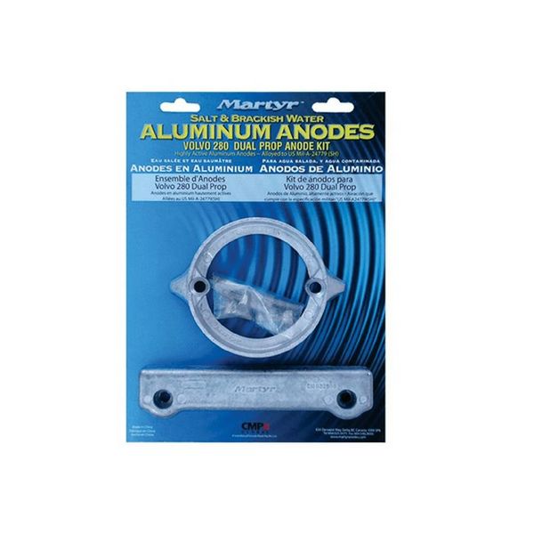 Martyr Anodes Volvo Penta Anode Kit 280-DP, Aluminium