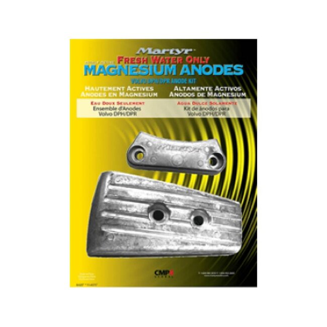 Martyr Anodes Volvo Penta Anode Kit DPH, Magnesium