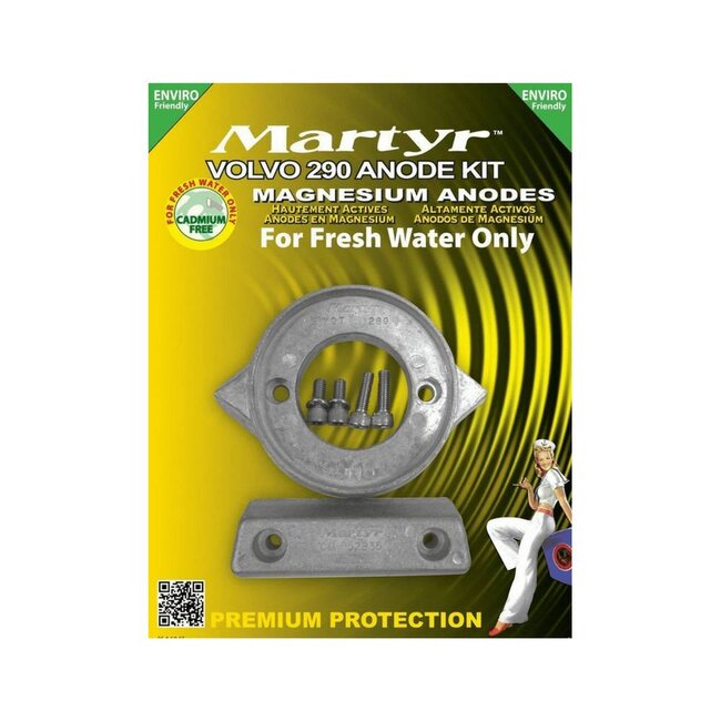 Martyr Anodes Volvo Penta Anode Kit 290, Magnesium