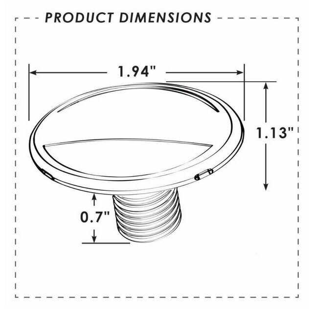 LED Licht Courtesy, RVS, blauw