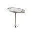 Ovaal Boottafelblad 76 x 47 cm | UV- en Weerbestendig | 4 Bekerhouders