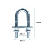 Bow/Stern Eye - 120-M12 - RVS 316