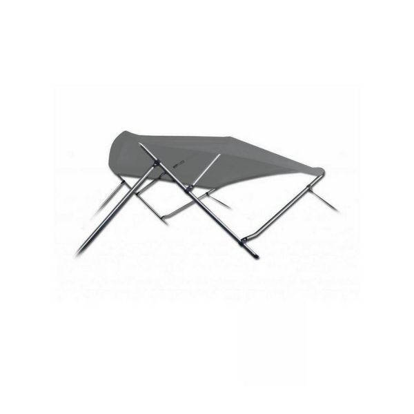 Navishade Biminitop, Aluminium, 3 boog, H91-B170-182, Donker Grijs