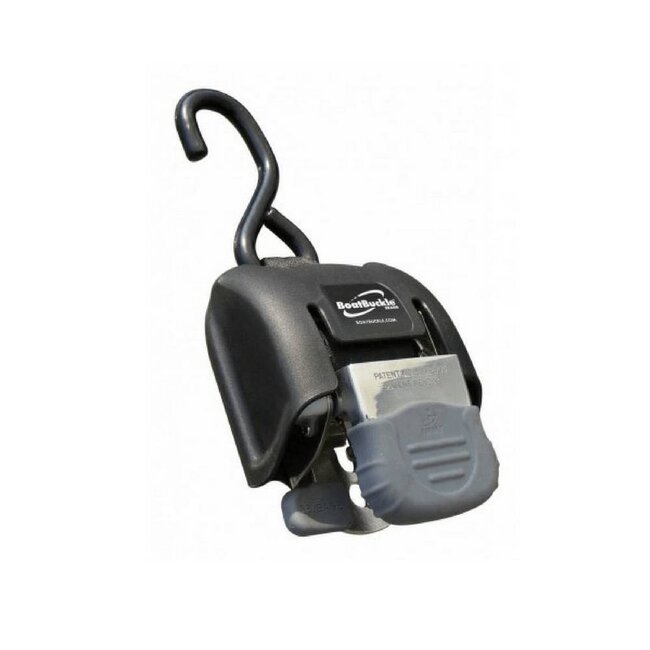Boatbuckle Boatbuckle Spanband met RVS Intrekbare Liggende Ophanging