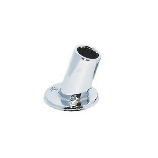 Vlaggenmasthouder - RVS - hoog model -  Ø 25 mm.