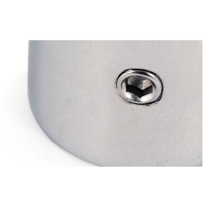 RVS 316 buiskapbeslag voor 19, 22 of 25 mm buizen