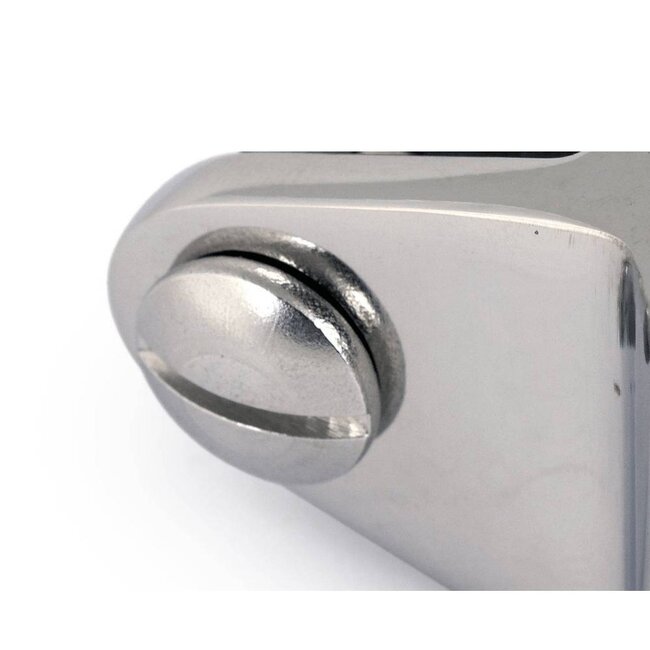 RVS 316 buiskapbeslag voor 19, 22 of 25 mm buizen