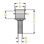 Huiddoorvoer RVS AIS 316 - 1" (25,4 mm)