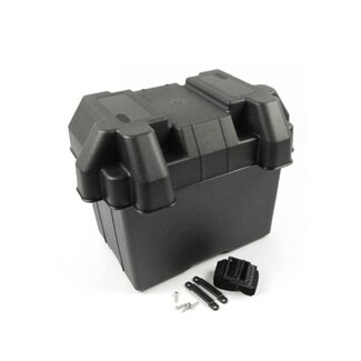 Accubak. Zwaar plastic met band & schroeven. Large