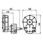 Riviera Stuursysteem set - Titano Serie SG02 met stuurkabel tot max. 4,88 meter