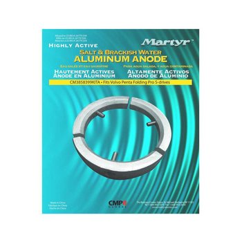 Martyr Anodes Volvo Penta Anode Kit Folding prop, Aluminium