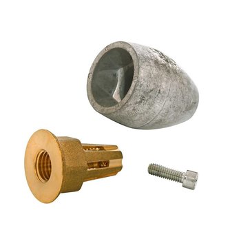 Martyr Anodes MERCURY  ALPHA 1 & BRAVO I PROP NUT ASSBLY -  Magnesium