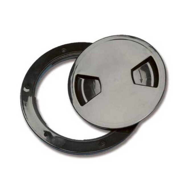 Inspection plug 140 mm - Zwart