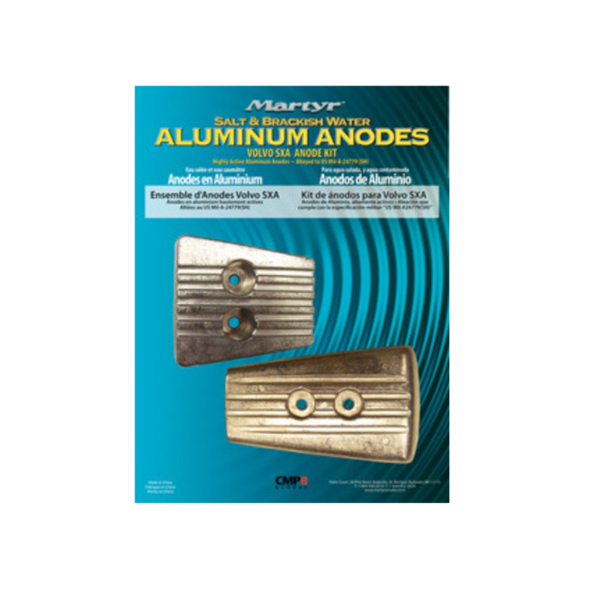 Martyr Anodes Volvo Penta Anode Kit SX-A, Aluminium