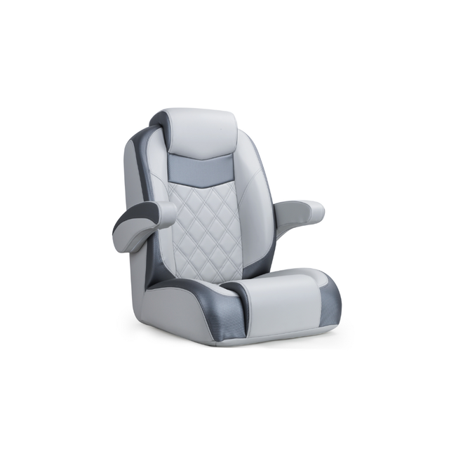 TM Kapiteinsstoel met armleuning Grijs/Antraciet