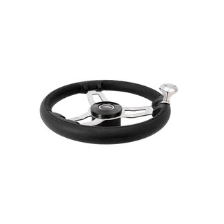 TM Stuurwiel Pu Foam Sport met knop 35CM
