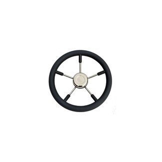 Riviera Stuurwiel RVS316 Zwart 40cm